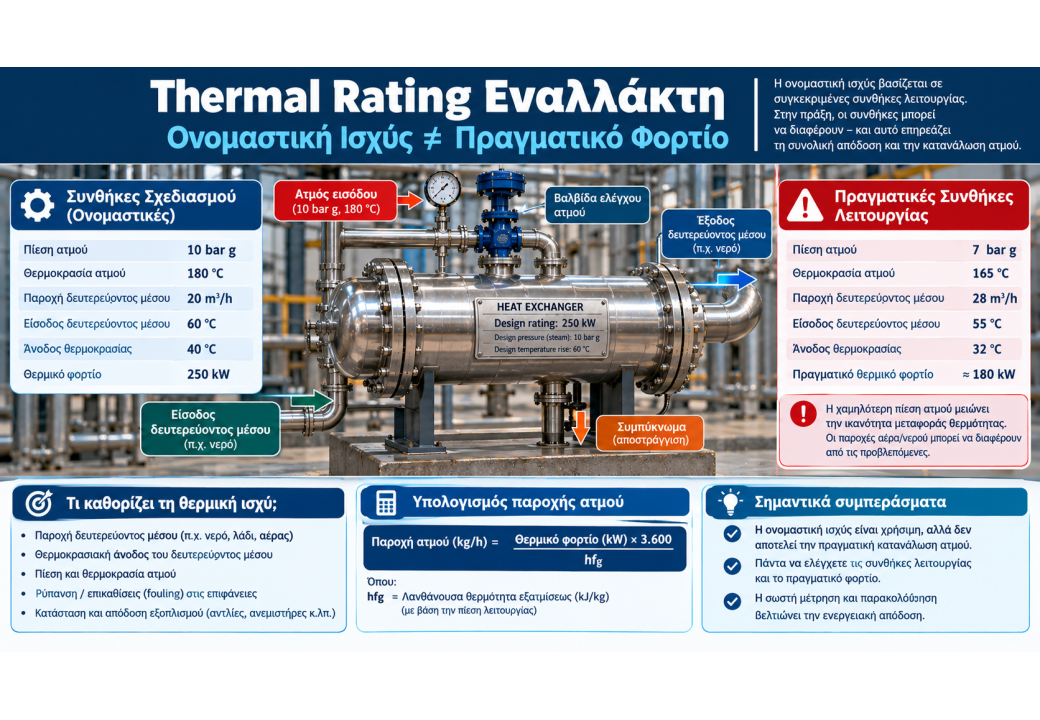 Thermal rating εναλλάκτη: από την ονομαστική ισχύ στο πραγματικό φορτίο