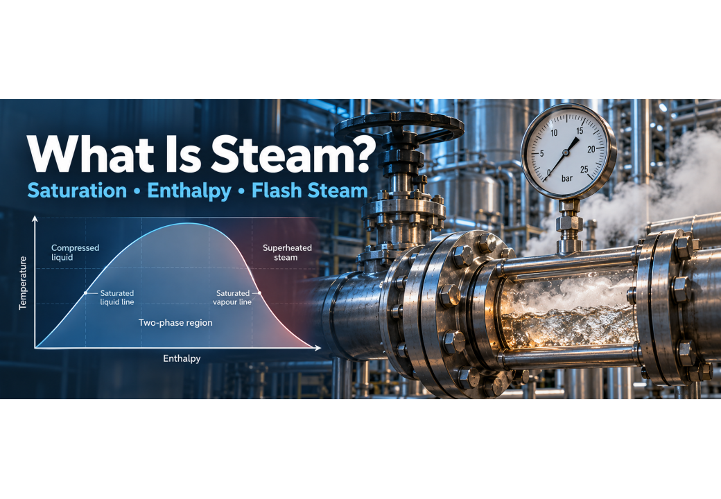What Is Steam? Saturation, Enthalpy, Dryness and Flash Steam