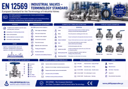 EN 12569 Industrial Valves Terminology Standard